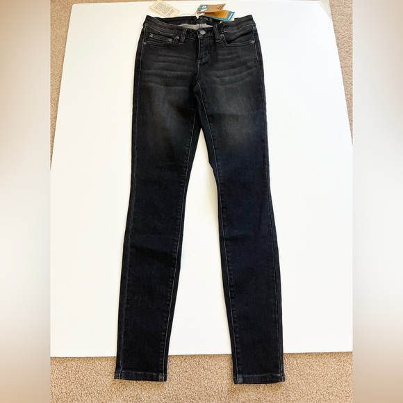 Prana Black London Jeans Size 0 / 25 regular Fit Inseam 31” New with Tags - Picture 2 of 10